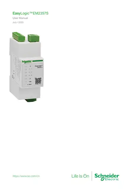 schneider施耐德EasyLogic EM2357S User Manual
